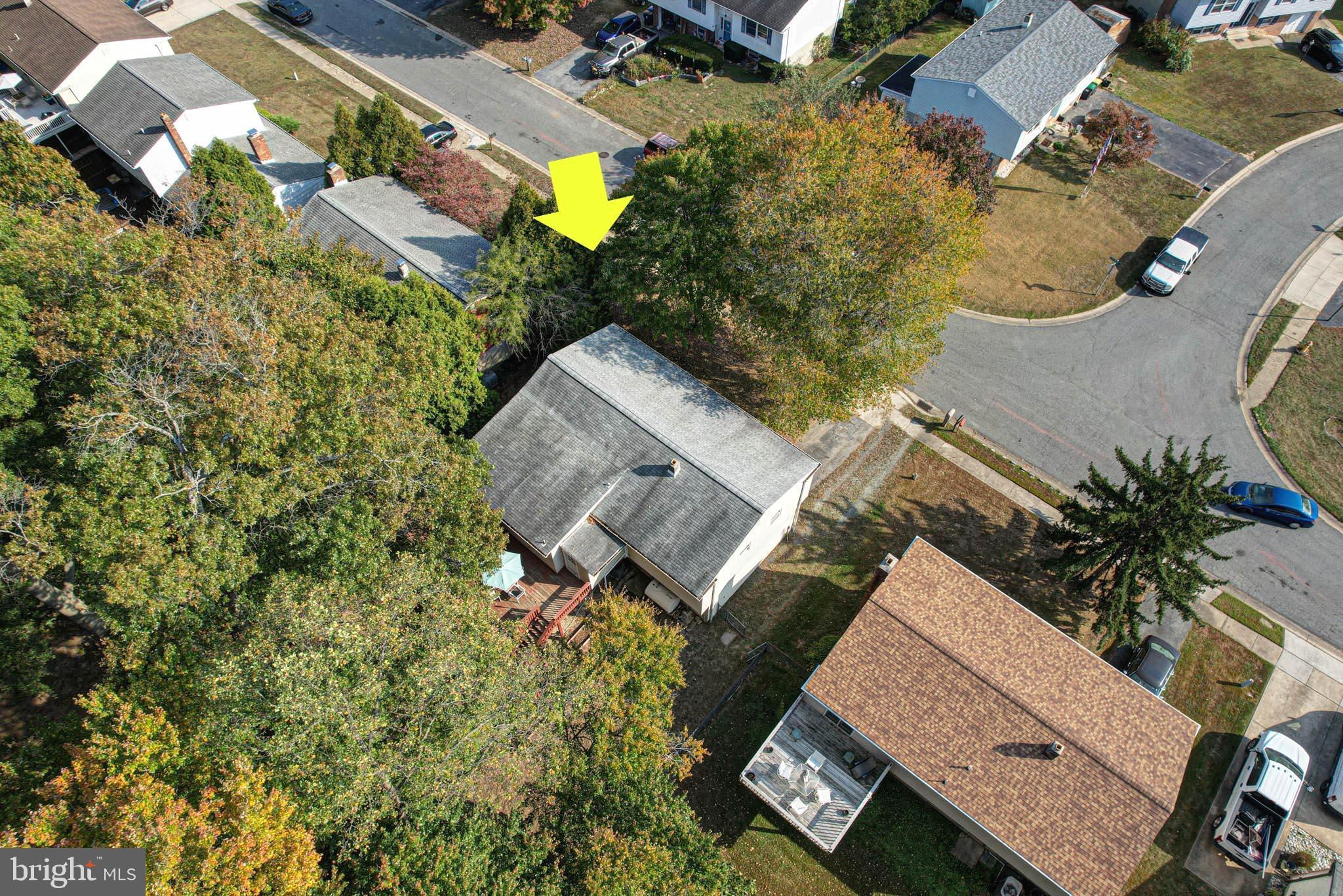 15 Evergreen Drive Newark, DE 19702 - Photo 79 of 85 an aerial view of a house with a yard and garden