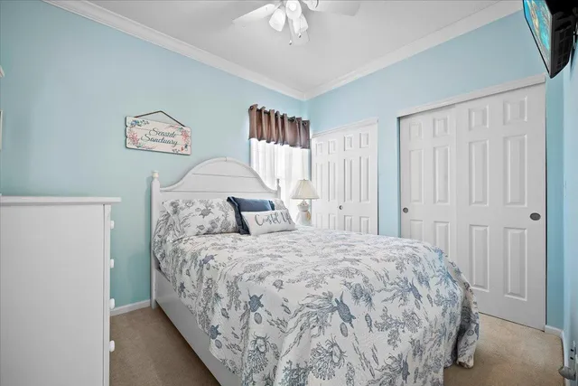 a view of a swimming pool with a yard