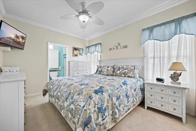 an aerial view of city and lake