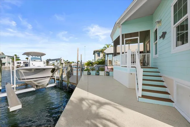 front view of a house with a large window