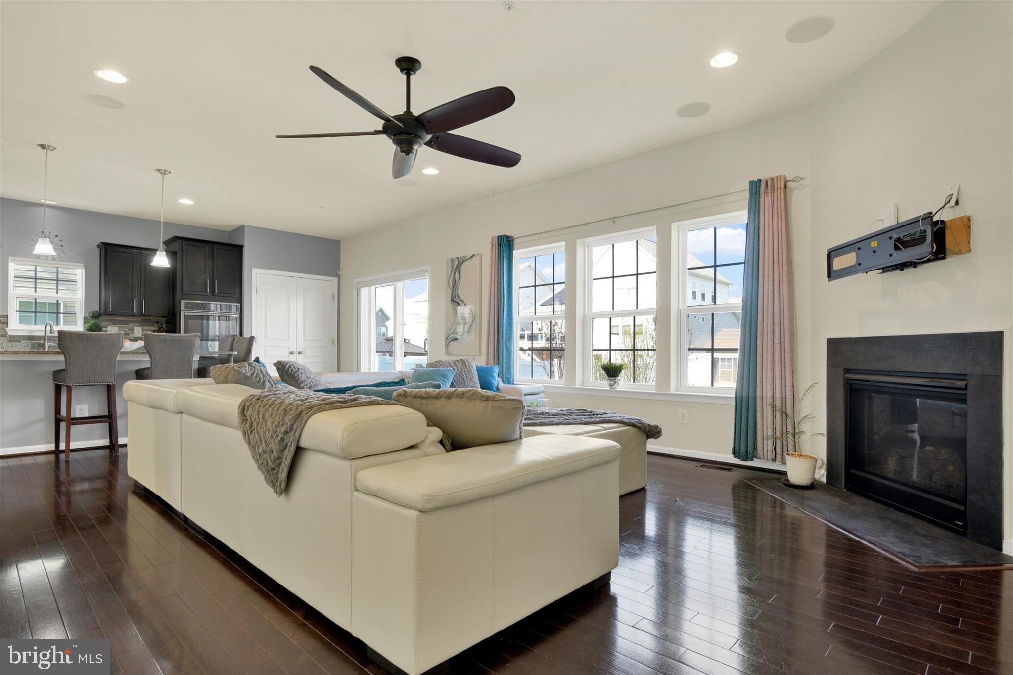 637 Bentgrass Drive Aberdeen, MD 21001 - Photo 5 of 35 a living room with furniture and a fireplace