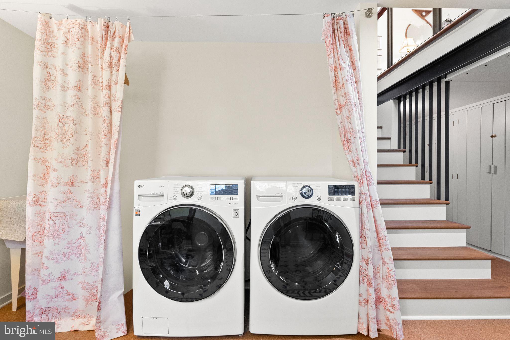 7405 Add Drive Falls Church, VA 22042 - Photo 46 of 74 a utility room with dryer and washer