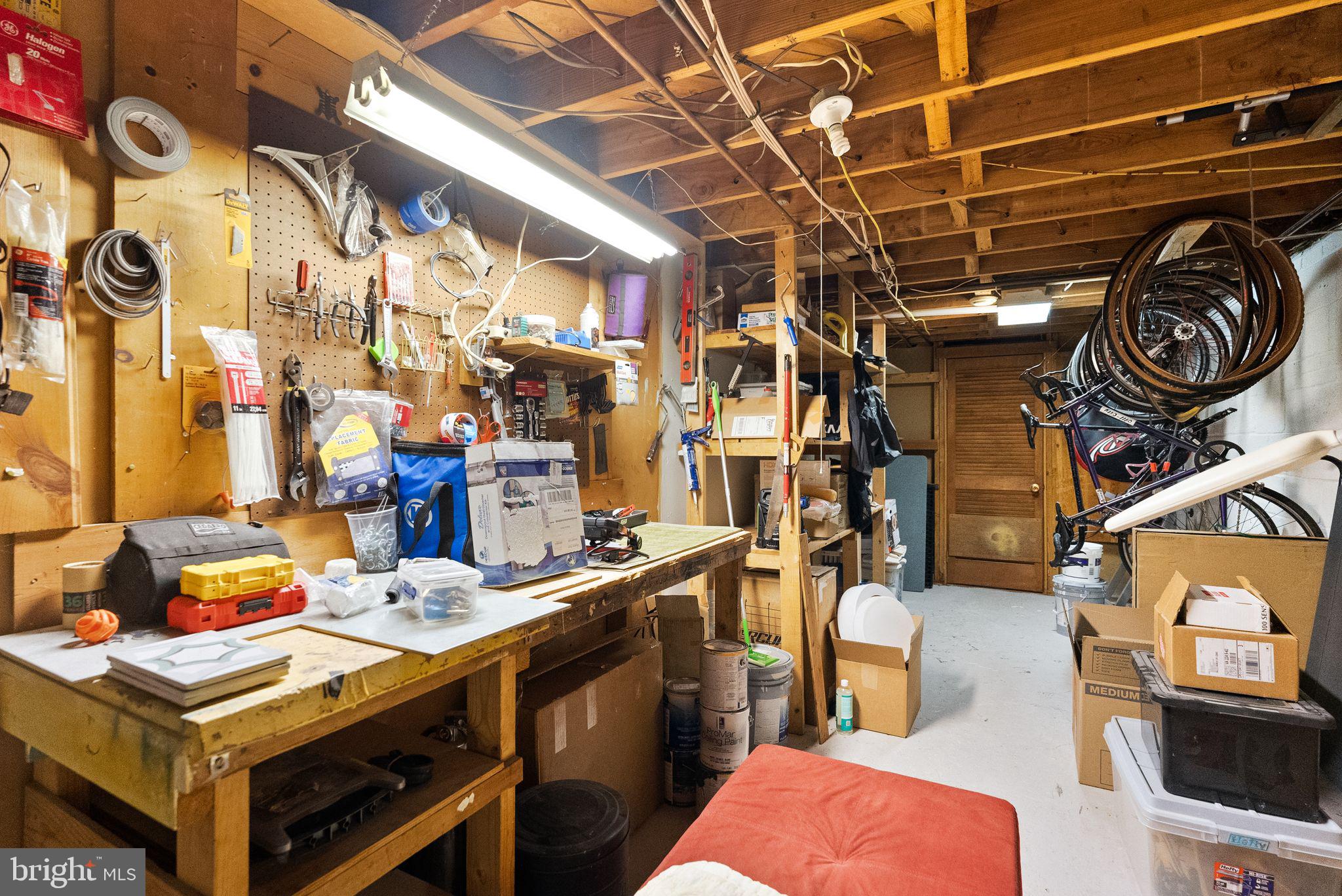 7405 Add Drive Falls Church, VA 22042 - Photo 49 of 74 Large storage area or workshop on the lower level