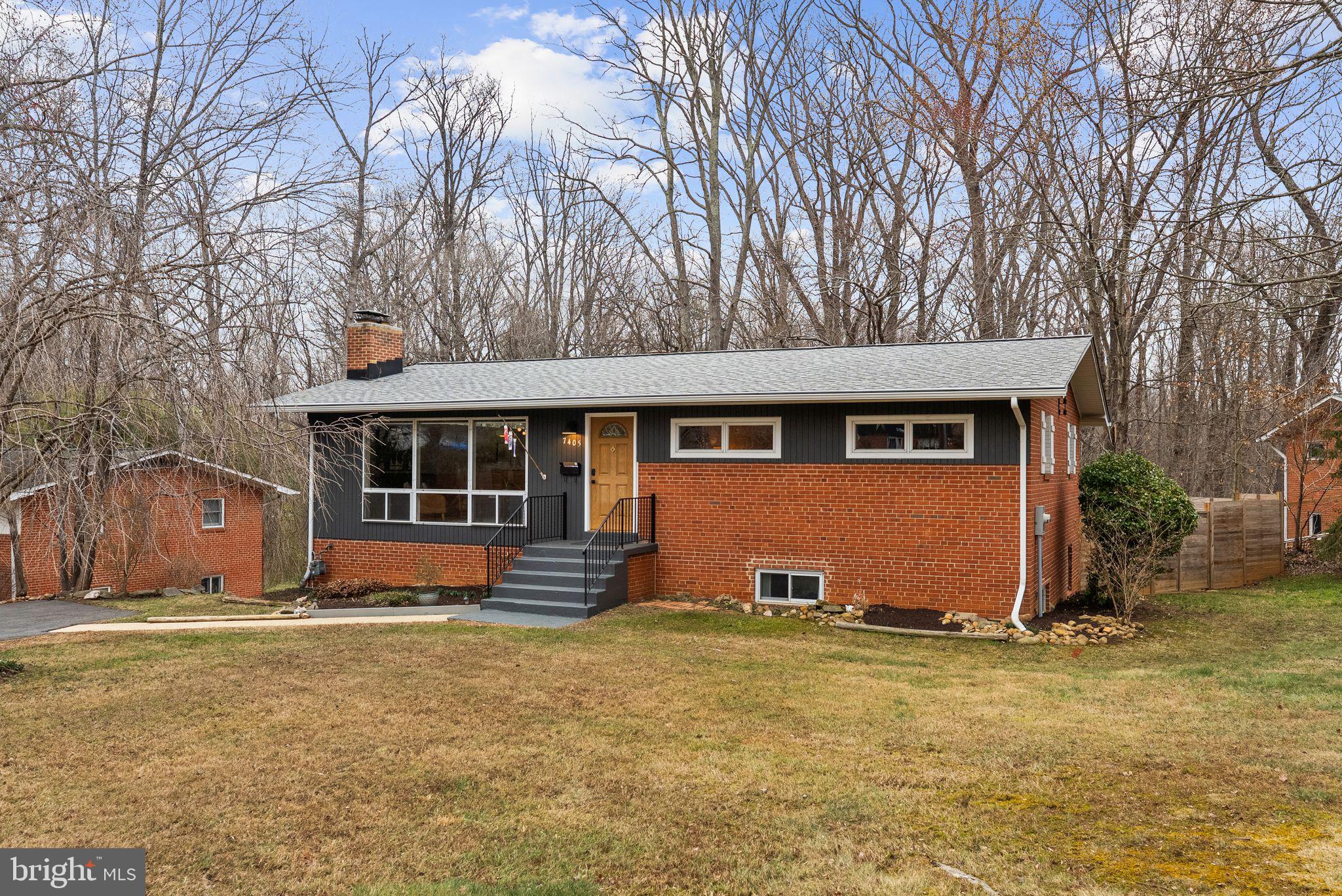 7405 Add Drive Falls Church, VA 22042 - Photo 68 of 74 a front view of house with yard