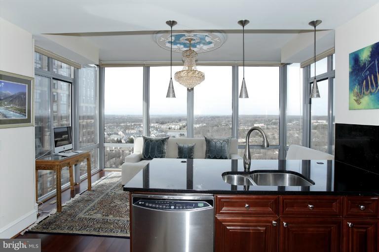 11990 Market Street, Unit 1607 Reston, VA 20190 - Photo 6 of 28 Amazing view from kitchen.