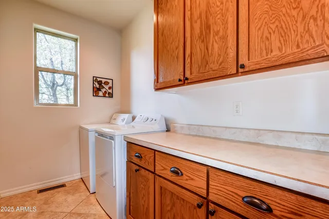 a room with storage and utility