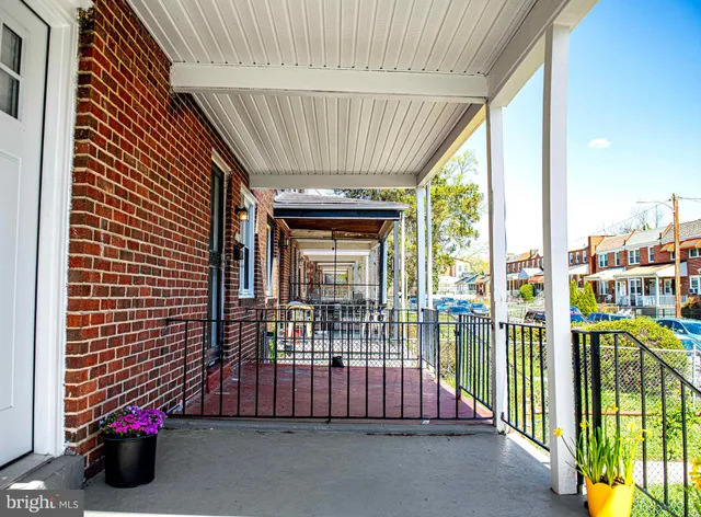 a view of front door of house