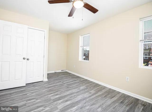 wooden floor in an empty room