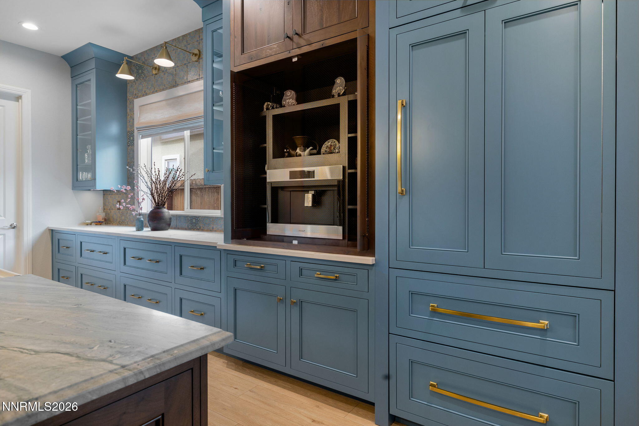 9505 Copper Sky Drive Reno, NV 89521 - Photo 13 of 50 a bathroom with a granite countertop sink and a mirror