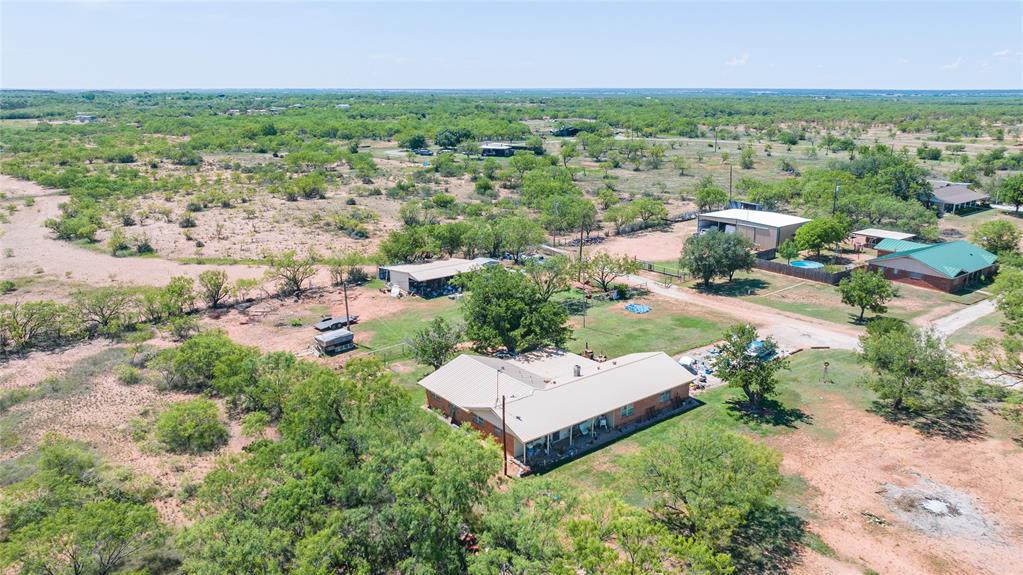 6702 West Lake Road Abilene, TX 79601 - Photo 16 of 21 an aerial view of a house with a yard