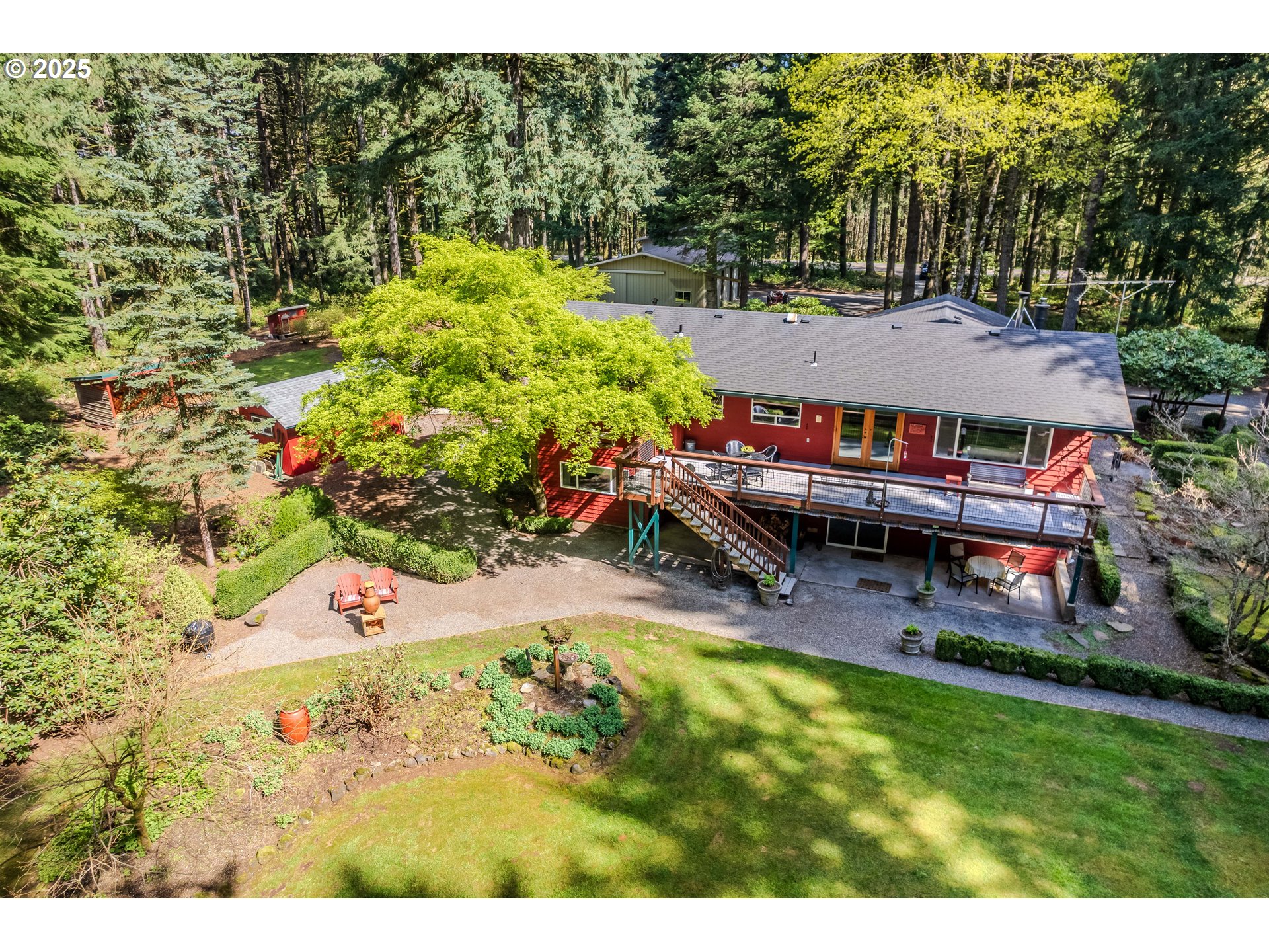 41920 Southeast Gordon Creek Road Corbett, OR 97019 - Photo 30 of 48 a view of swimming pool with a yard