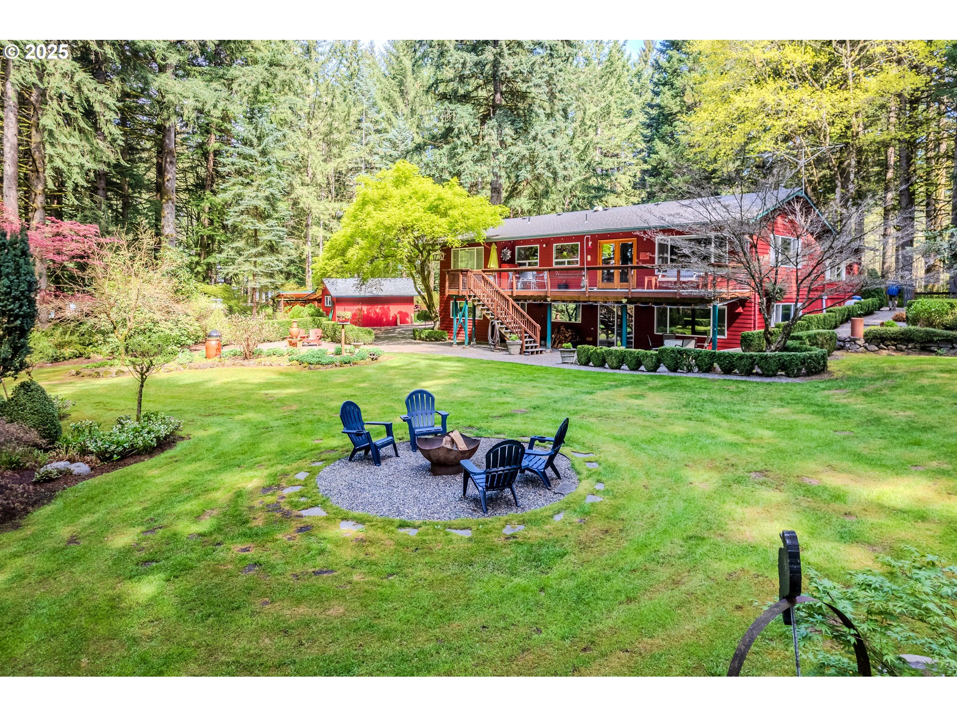 41920 Southeast Gordon Creek Road Corbett, OR 97019 - Photo 44 of 48 a view of an outdoor space and yard