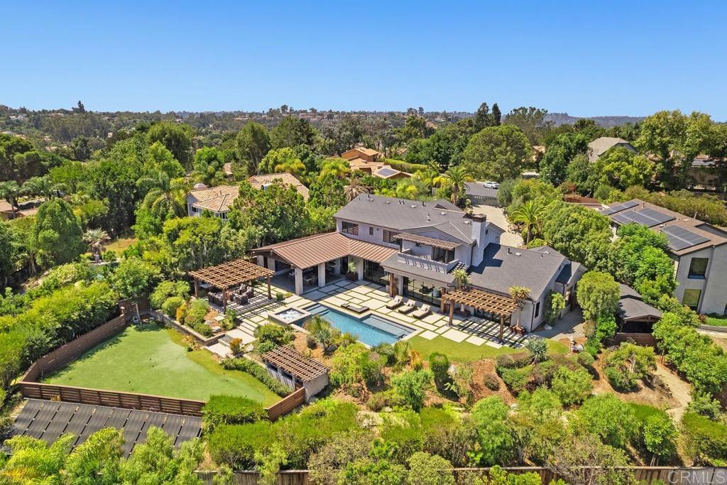 1159 Larksong Lane Encinitas, CA 92024 - Photo 58 of 68 an aerial view of a house with a mountain
