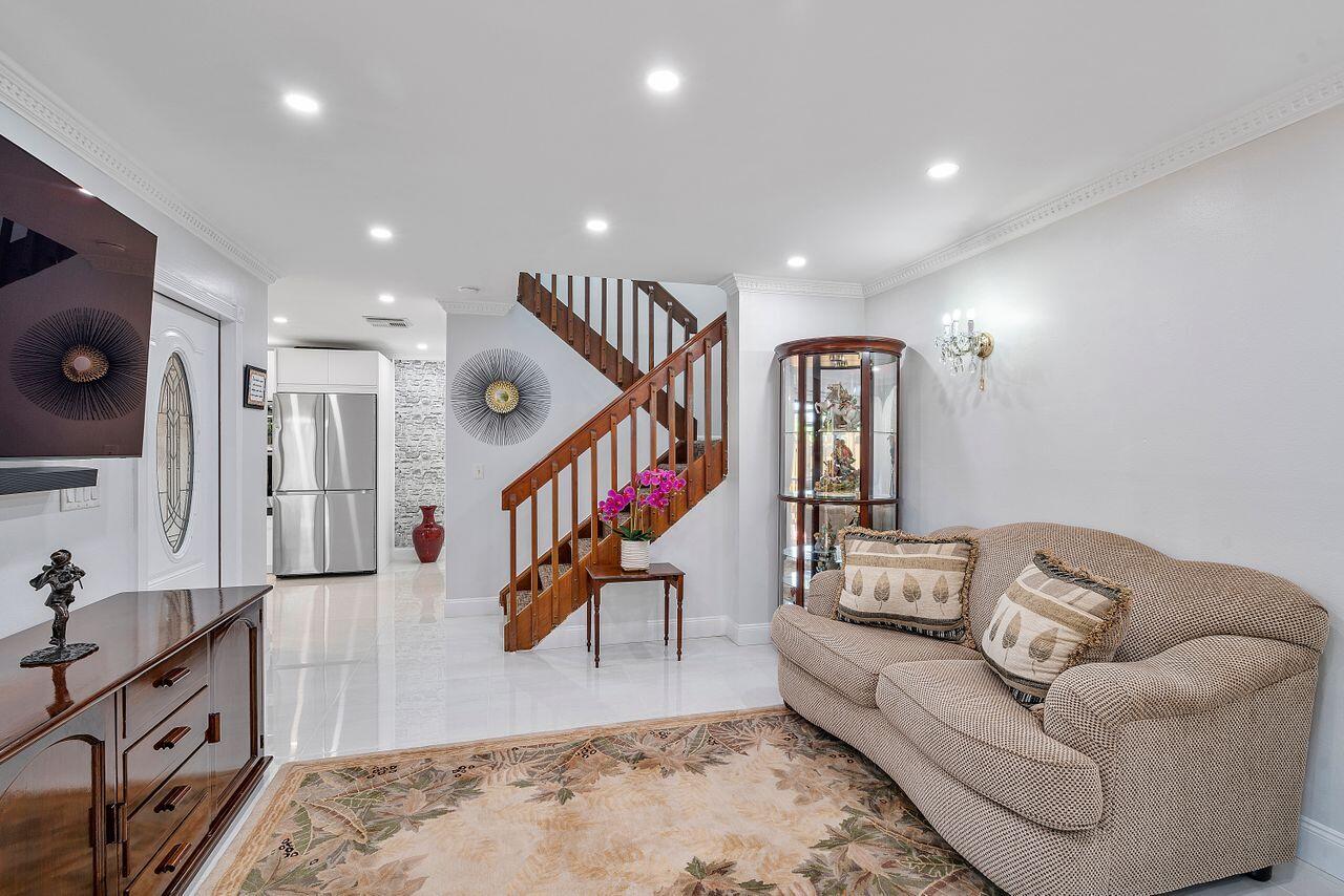 7678 Courtyard Run West Boca Raton, FL 33433 - Photo 4 of 47 View of Stairs & Kitchen Entry