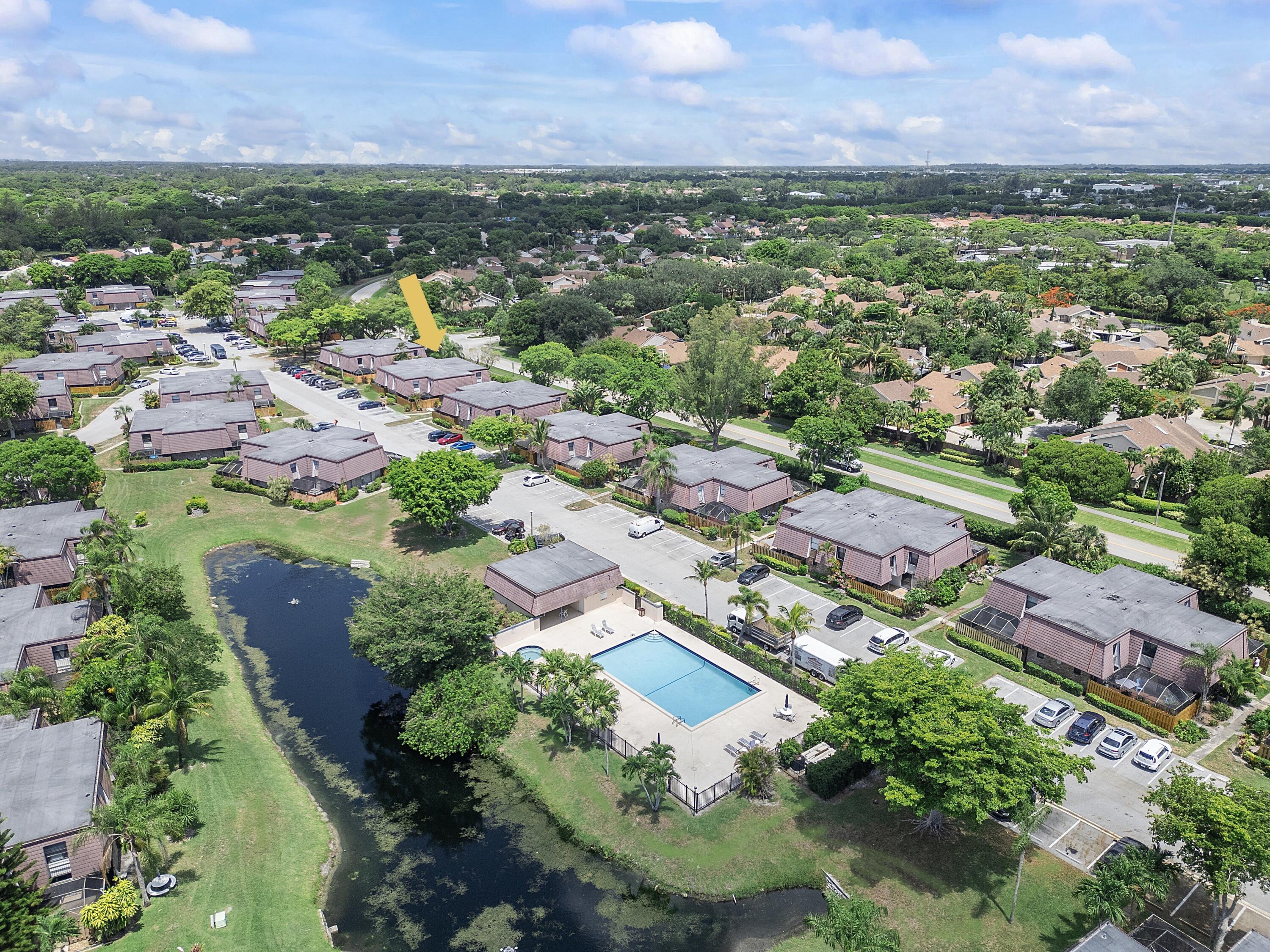 7678 Courtyard Run West Boca Raton, FL 33433 - Photo 46 of 47 Aerial View