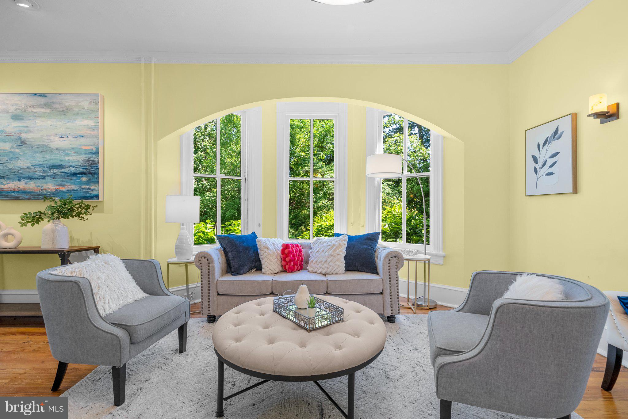 1102 Edgevale Road Silver Spring, MD 20910 - Photo 8 of 47 Living room bring the beautiful outdoors inside