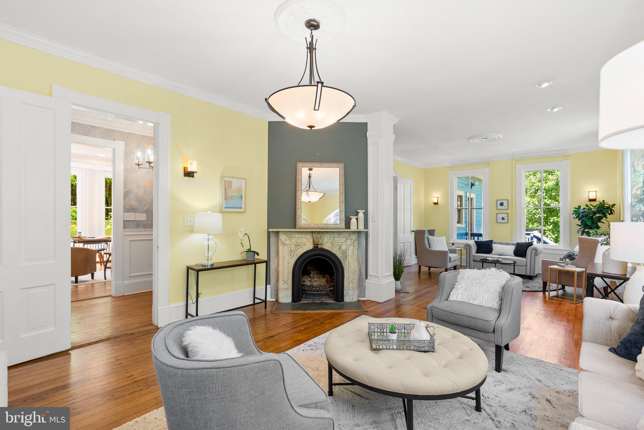 1102 Edgevale Road Silver Spring, MD 20910 - Photo 9 of 47 2nd fireplace in living room