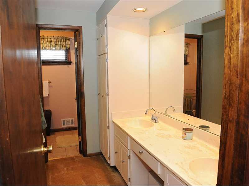 1820 Hassam Road Coraopolis, PA 15108 - Photo 14 of 25 Full Bath. full hall bath with separate sink area with double bowl sinks