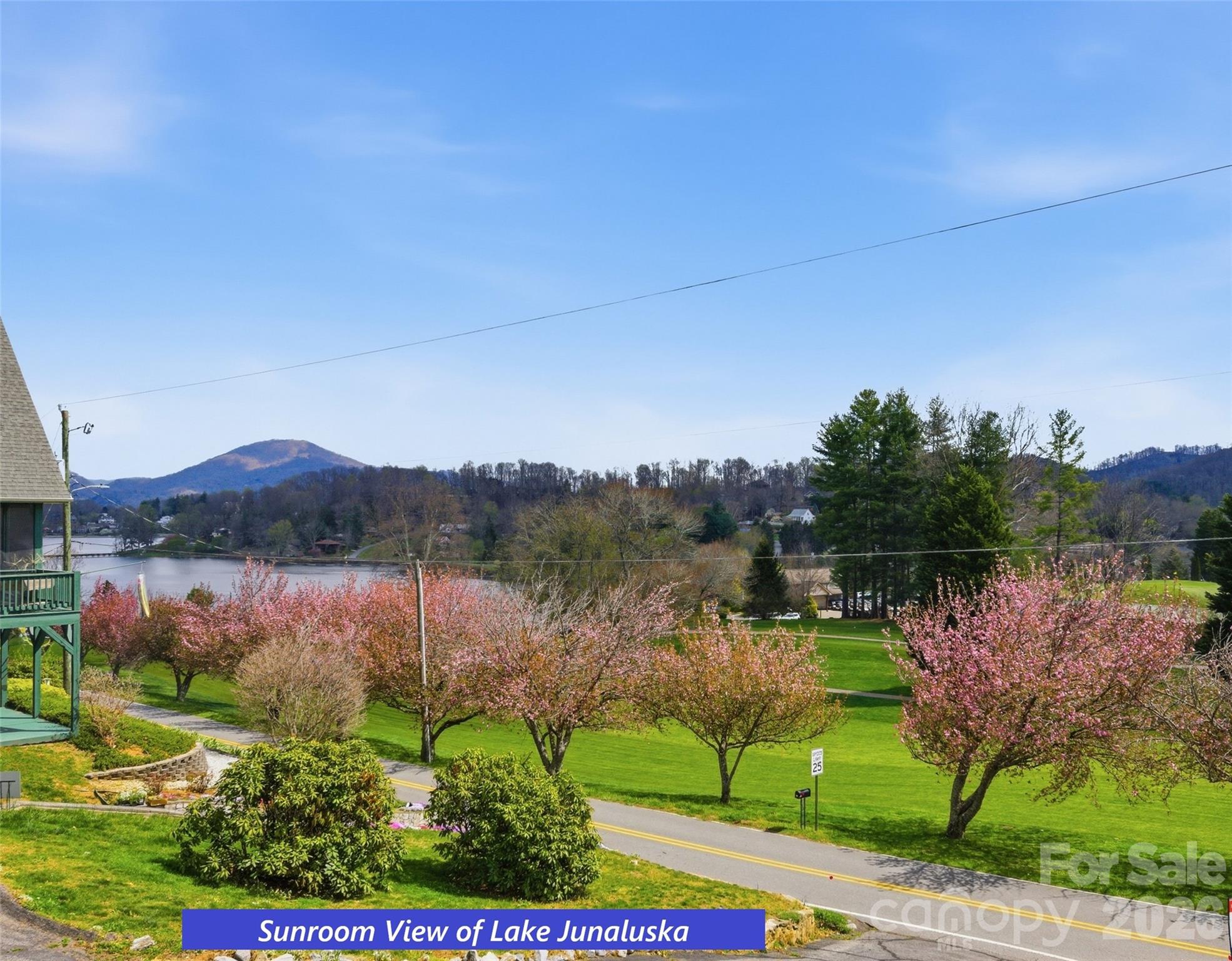 659 Golf Course Road Waynesville, NC 28786 - Photo 2 of 34 a view of lake with mountain