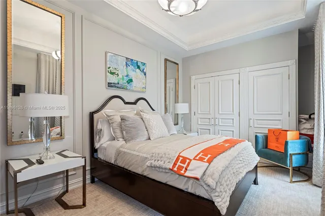 a hallway with washer and dryer