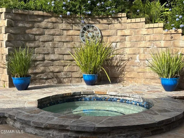 a view of sink with a potted plant