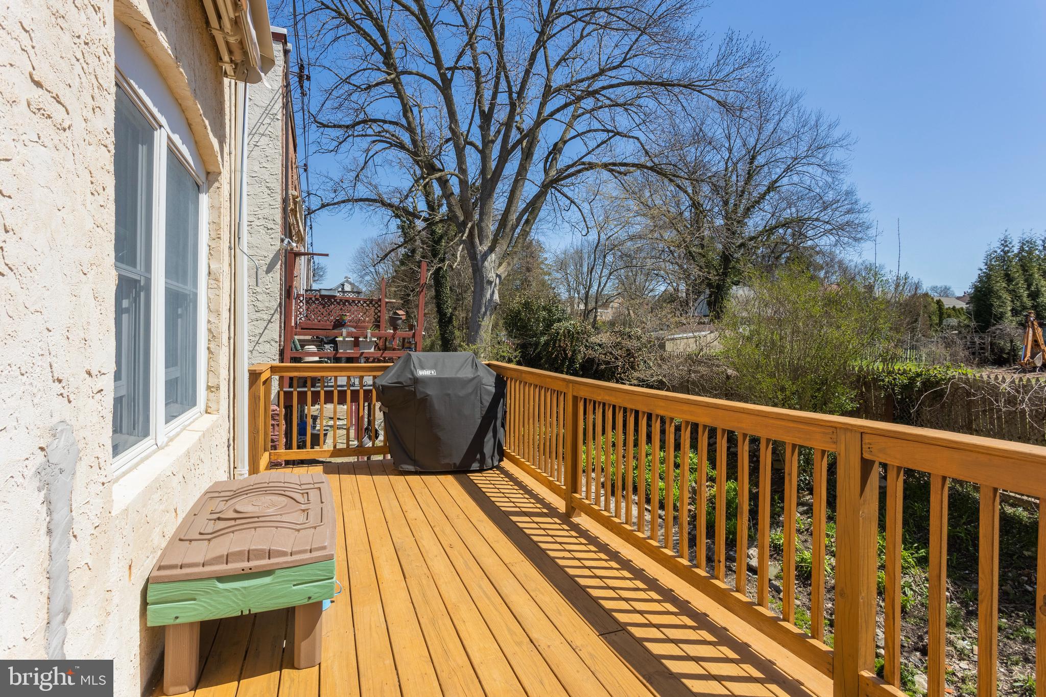753 Humphreys Road Ardmore, PA 19003 - Photo 8 of 15 Rear Deck with Awning