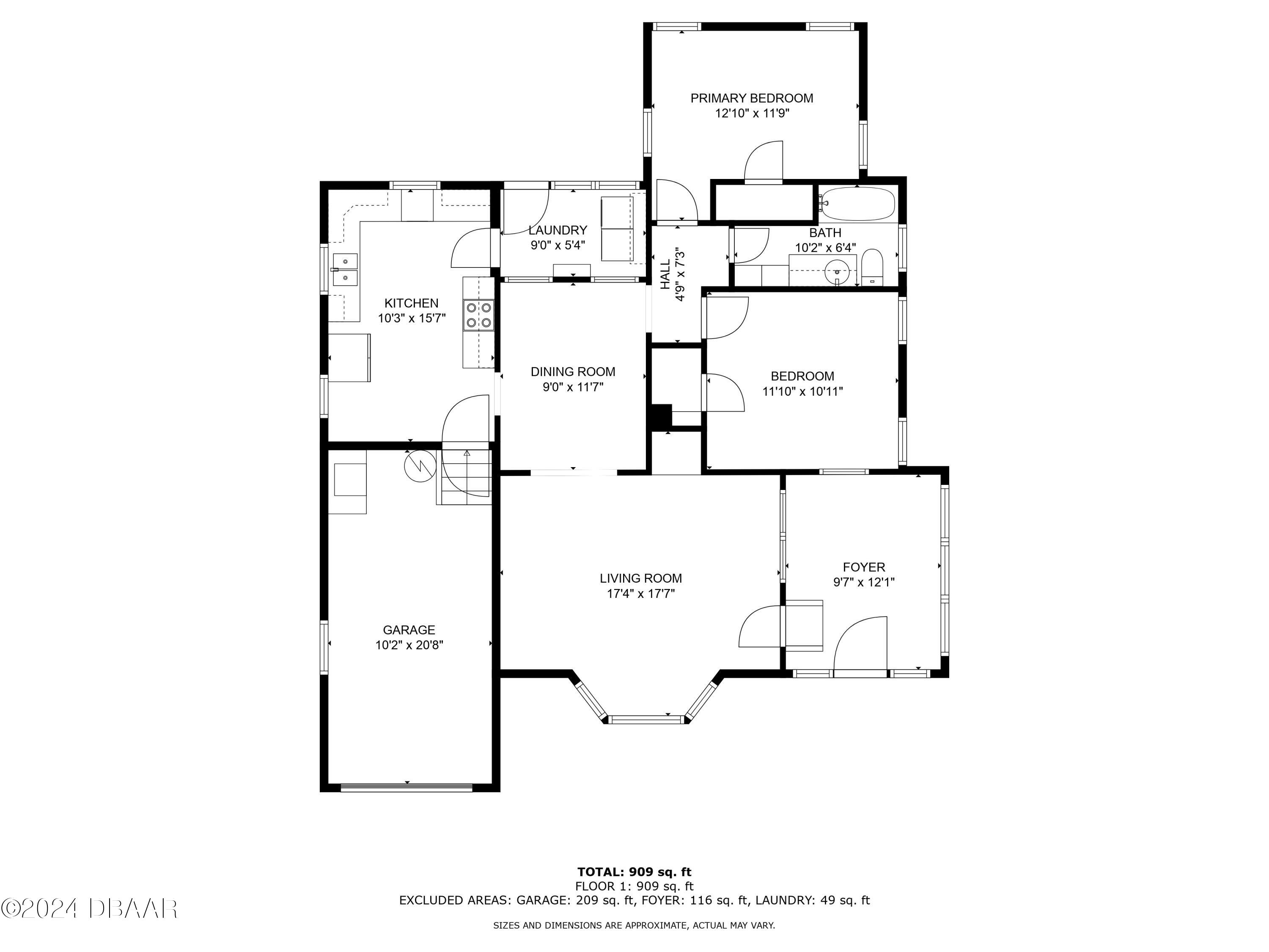 435 Poinsettia Road Daytona Beach, FL 32118 - Photo 17 of 37 all_floors_435_poinsetta_road_daytona_be