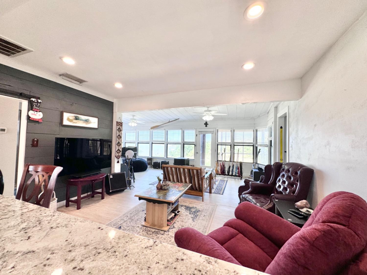 Living room from the kitchen