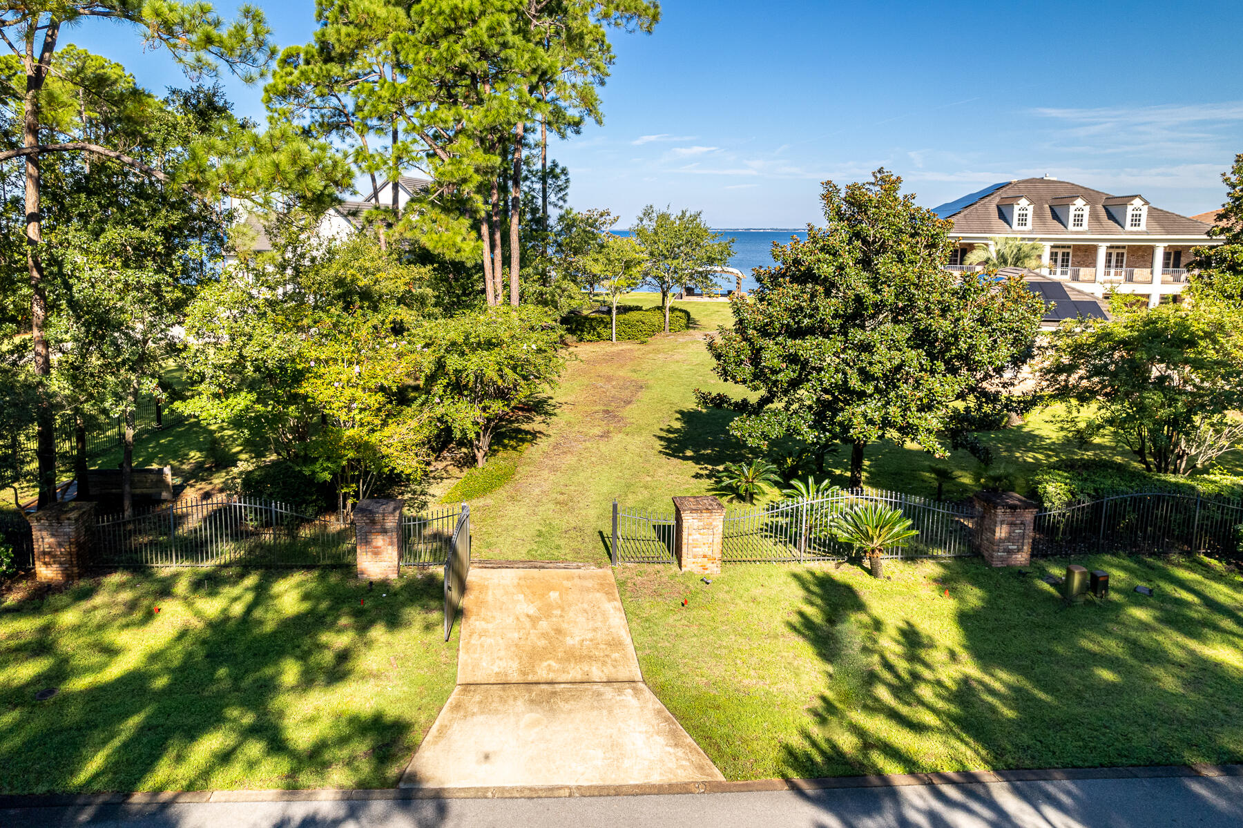Lot 5 Driftwood Point Road Santa Rosa Beach, FL 32459 - Photo 11 of 11 a view of a yard with plants and large trees