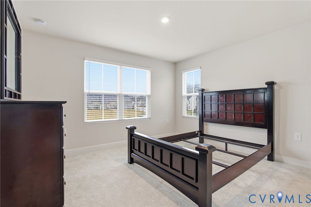 5512 Addison Gate Drive Richmond, VA 23234 - Photo 15 of 22 Bedroom featuring light colored carpet and recesse