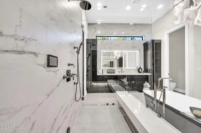 an aerial view of a house with a garden and plants