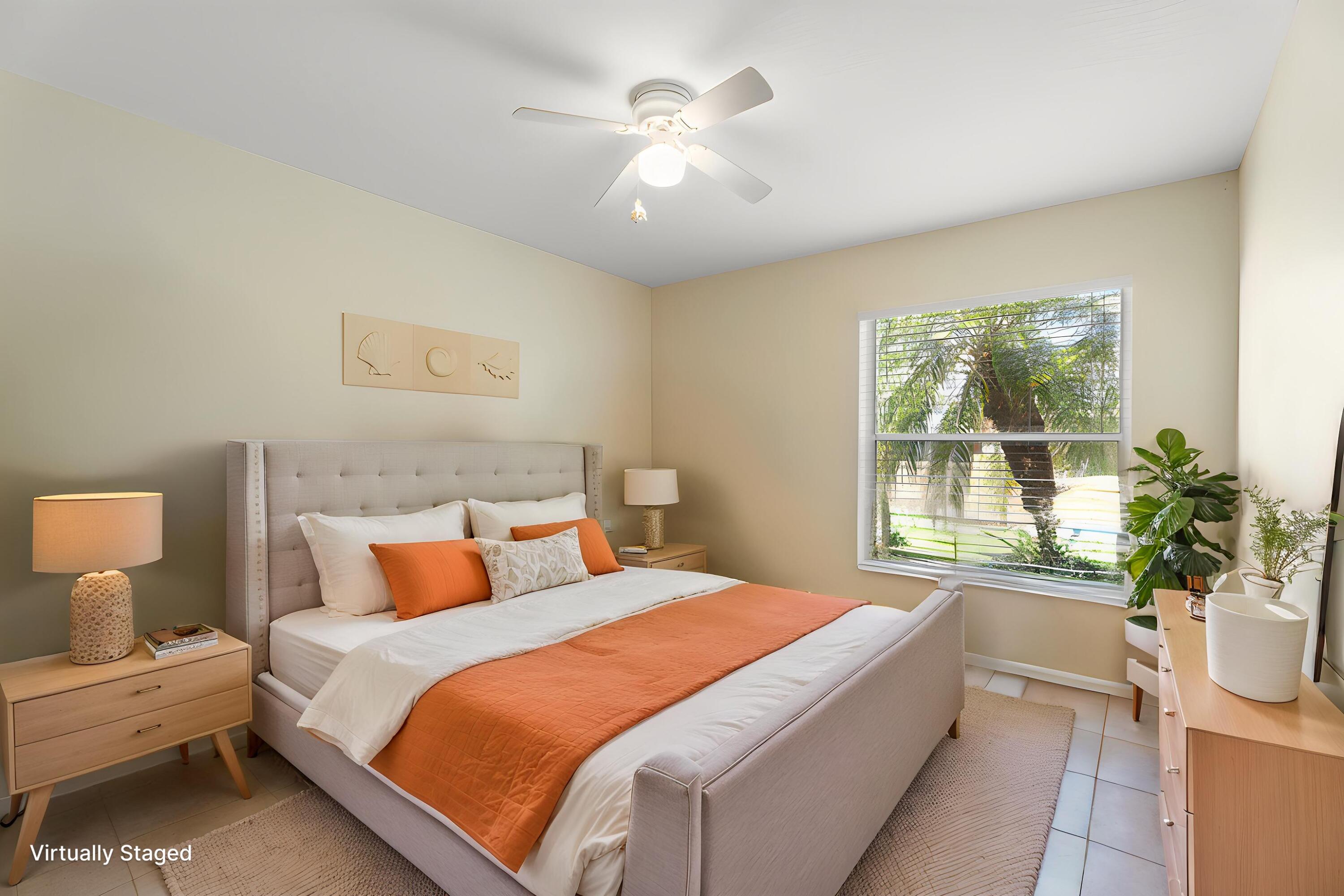 5593 Northwest Wesley Road Port St. Lucie, FL 34986 - Photo 17 of 33 Guest bedroom 3 virtually staged