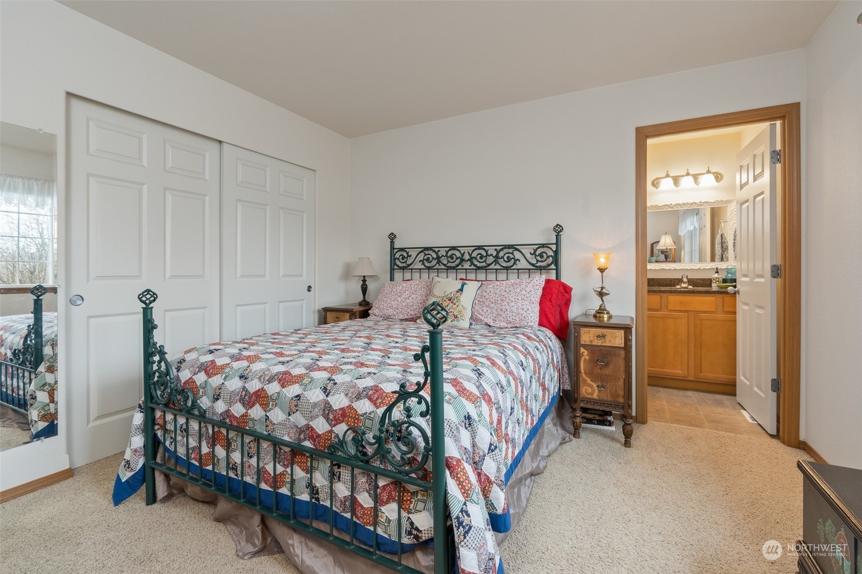 9809 178th Way Southwest Rochester, WA 98579 - Photo 30 of 39 a bedroom with a bed and a window