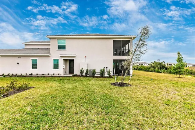 a view of a balcony with lake view