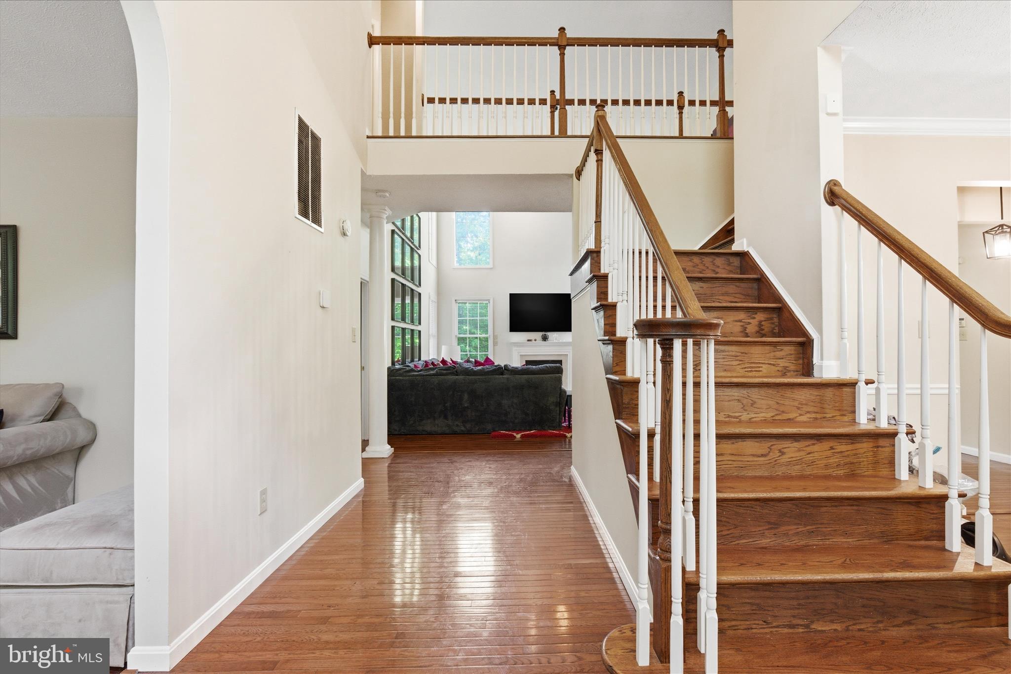 5829 Lockmere Place Waldorf, MD 20601 - Photo 2 of 54 a view of entryway and hall with wooden floor