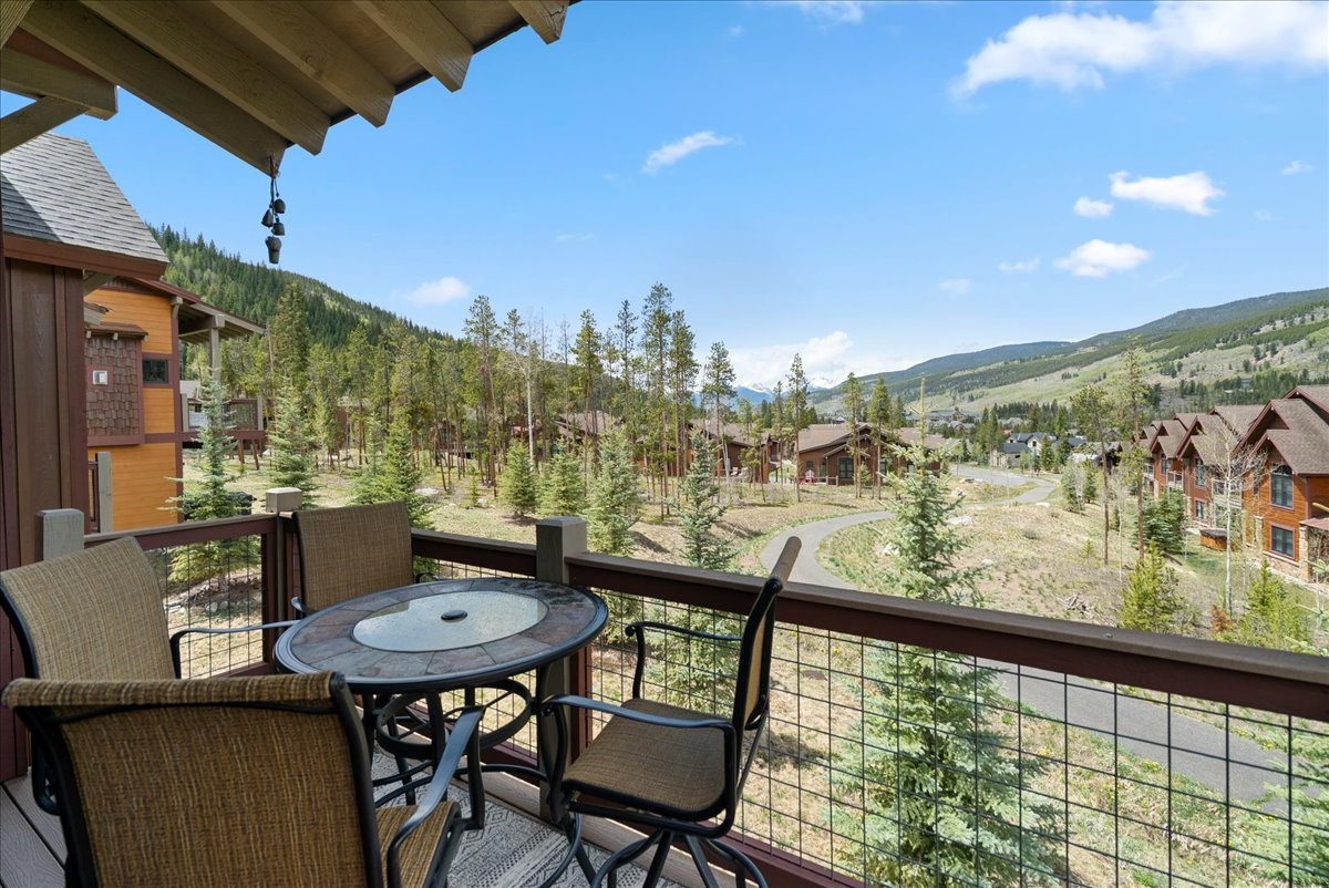 853 Independence Road, Unit 853 Keystone, CO 80435 - Photo 9 of 37 a view of a city from a dining room