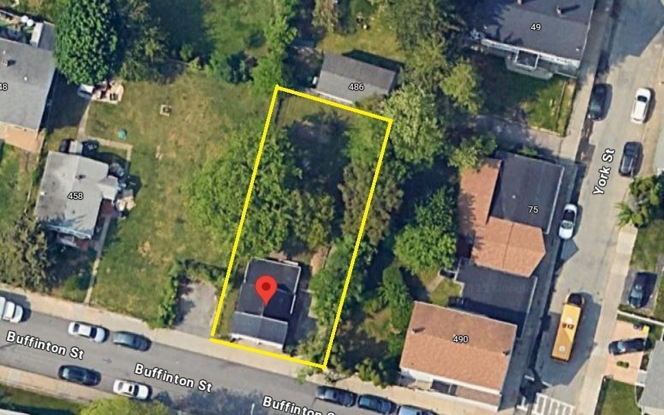 472 Buffinton Street Fall River, MA 02721 - Photo 3 of 16 an aerial view of residential houses with outdoor space