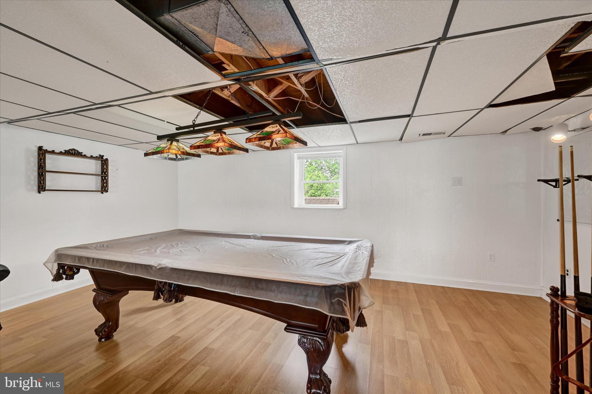 1202 Hillcreek Road Pasadena, MD 21122 - Photo 26 of 35 Pool Table and Tiffany fixture convey