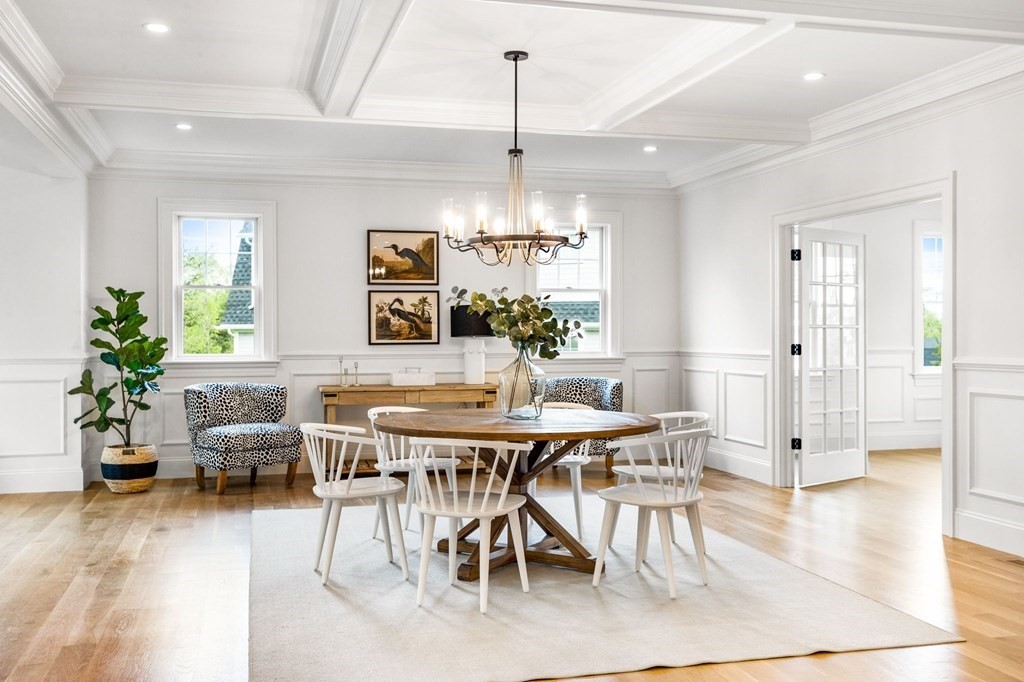 4 Jordan Way Hingham, MA 02043 - Photo 15 of 42 a view of a dining room with furniture window and wooden floor