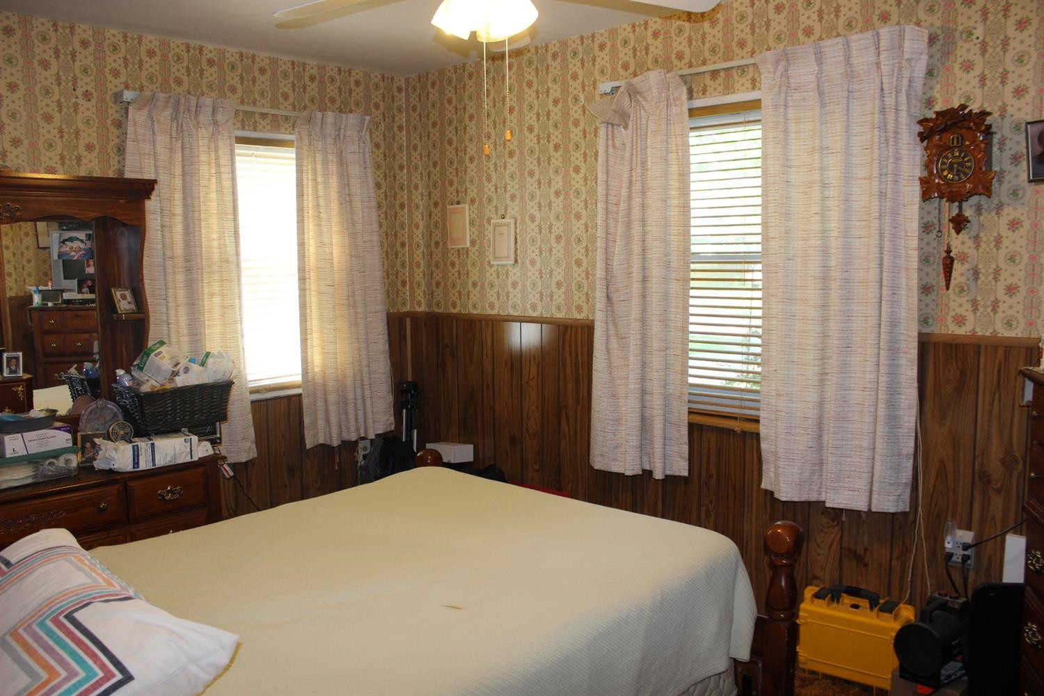 735-1 Juniper Road Valparaiso, IN 46385 - Photo 9 of 10 a bedroom with a bed and wooden floor