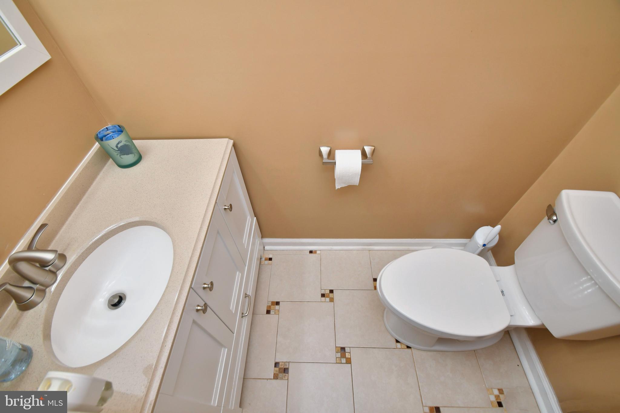 Foyer Half Bath has been updated!