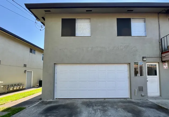 a view of front door of house