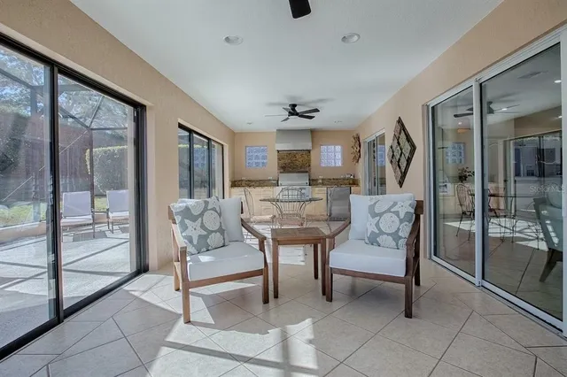 a kitchen with granite countertop cabinets and white appliances
