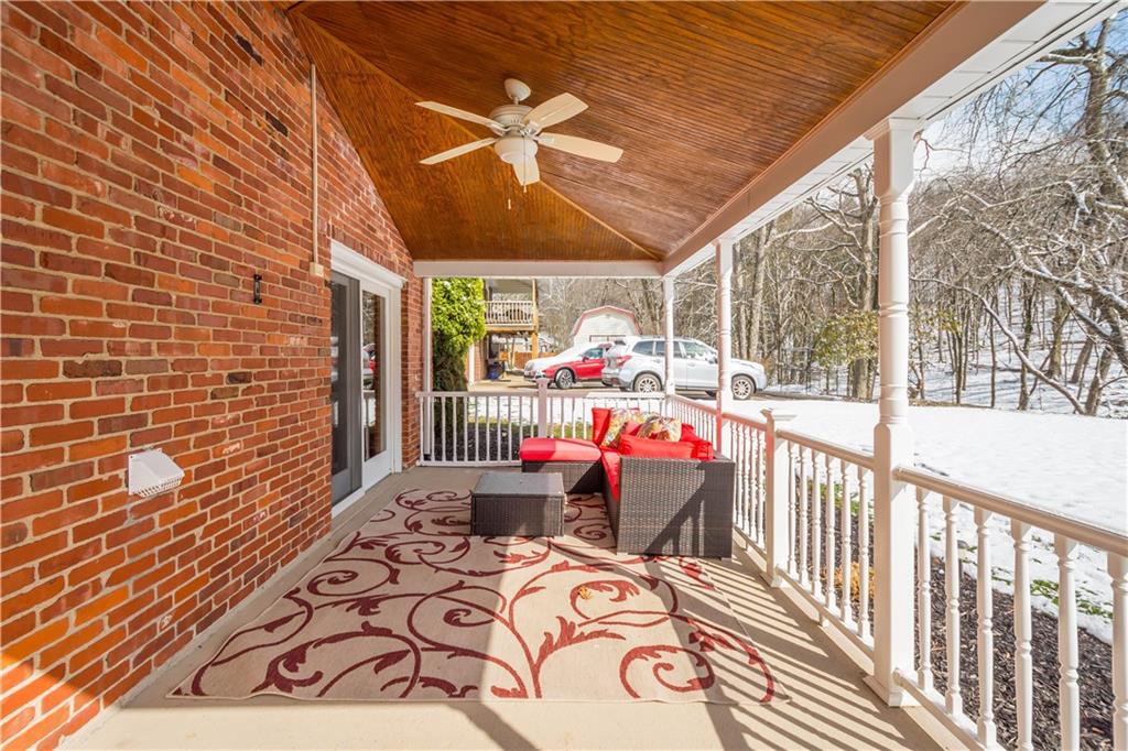 2701 College Park Road Allison Park, PA 15101 - Photo 25 of 29 a view of a balcony with a patio