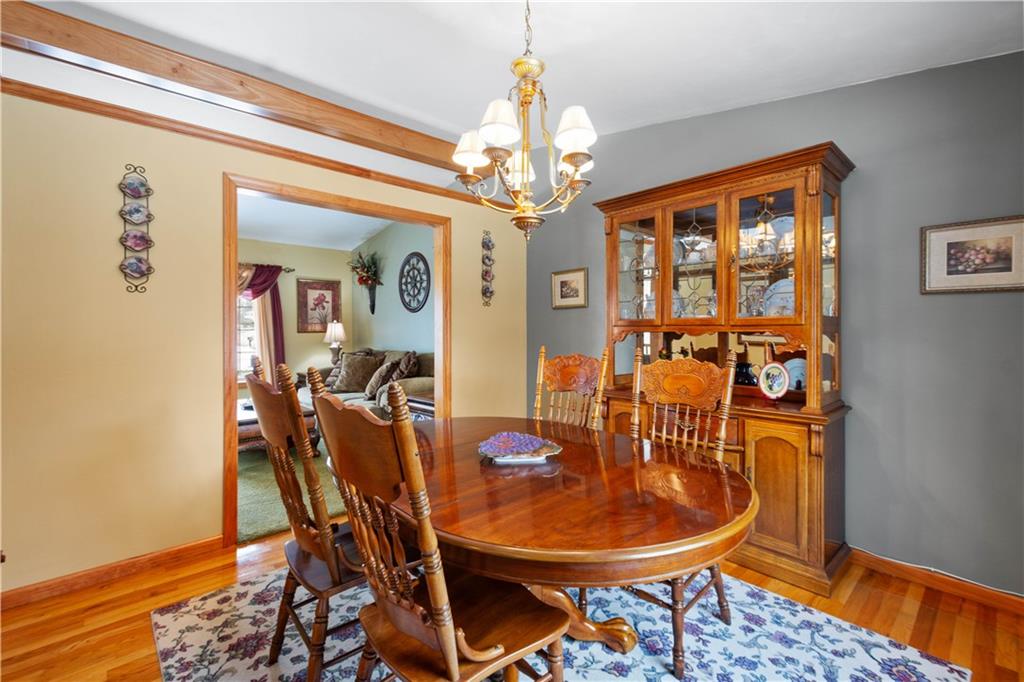 2701 College Park Road Allison Park, PA 15101 - Photo 5 of 29 a view of a dining room with furniture and chandelier