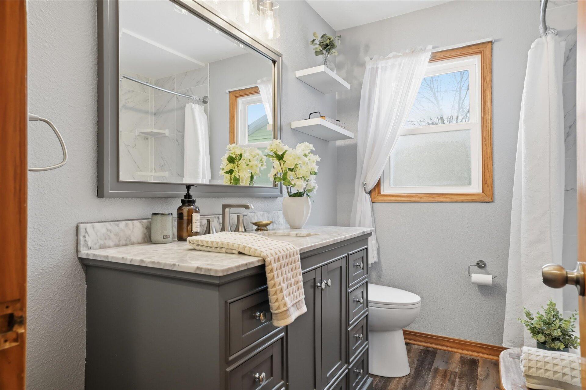 3140 Highway 164 Polk, WI 53086 - Photo 16 of 37 Main Floor Bathroom
