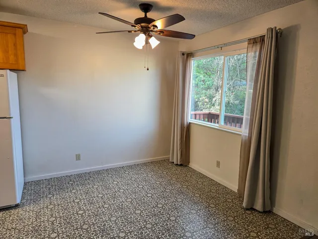 a view of a room with sliding door