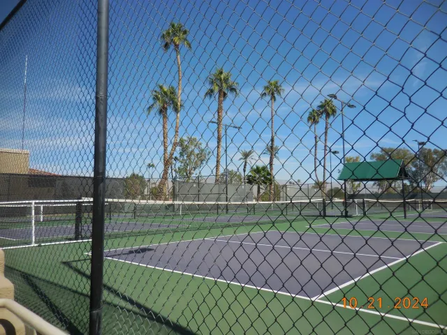 a view of a tennis court