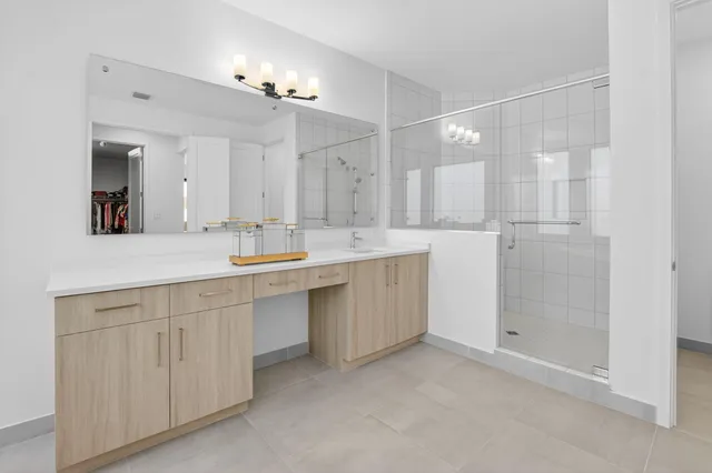 a view of an empty room with a balcony