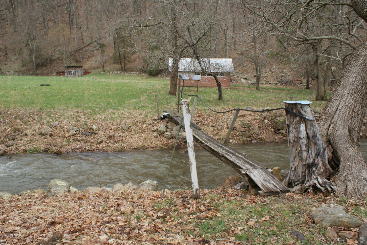 7308 Mill Branch Road Covington, VA 24426 - Photo 4 of 28 Mill Branch Creek and Foot Bridge